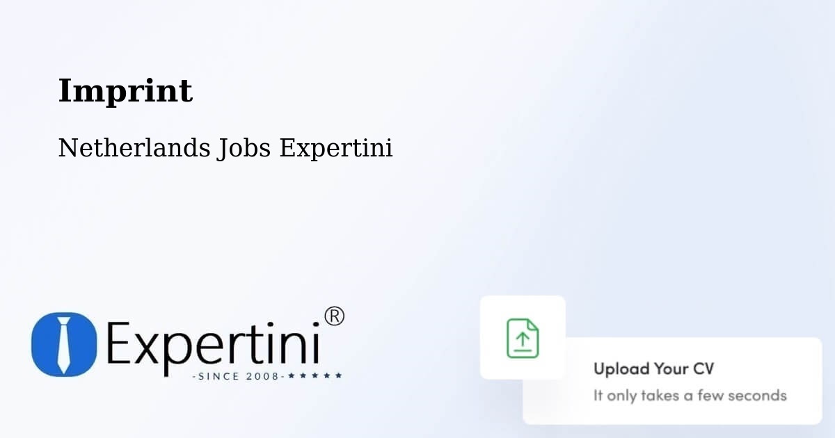 Imprint – Diessen - Netherlands Jobs Expertini